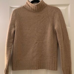 J. Crew Mock Neck Merino Wool/Alpaca Sweater